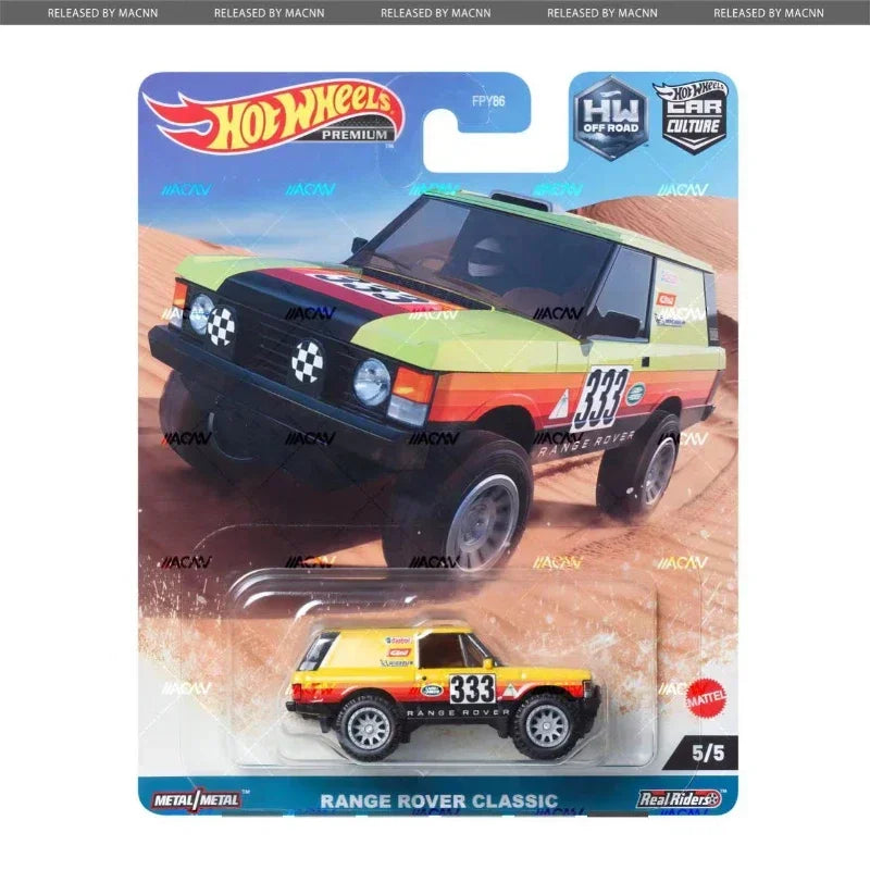 1:64 Scale Hot Wheels Range Rover Classic Diecast 4WD