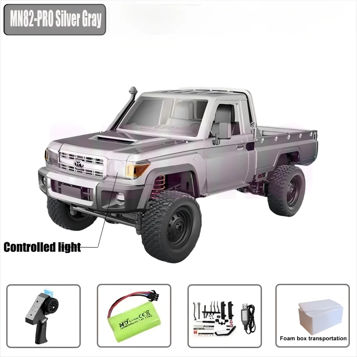 1:12 Scale Land Cruiser RC Off-Road Rock Climber 4WD