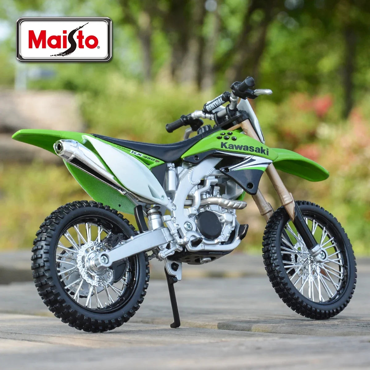 1:12 Scale Maisto Kawasaki KX450F Diecast Dirtbike