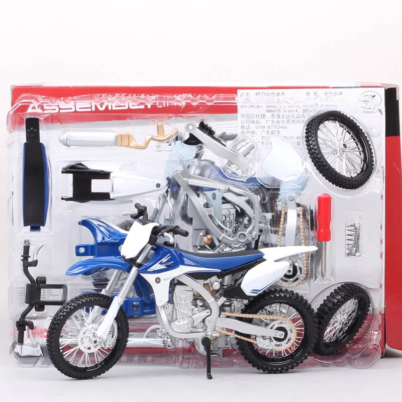 1:12 Scale Yamaha YZ450F Maisto Assembly Line Diecast Dirtbike