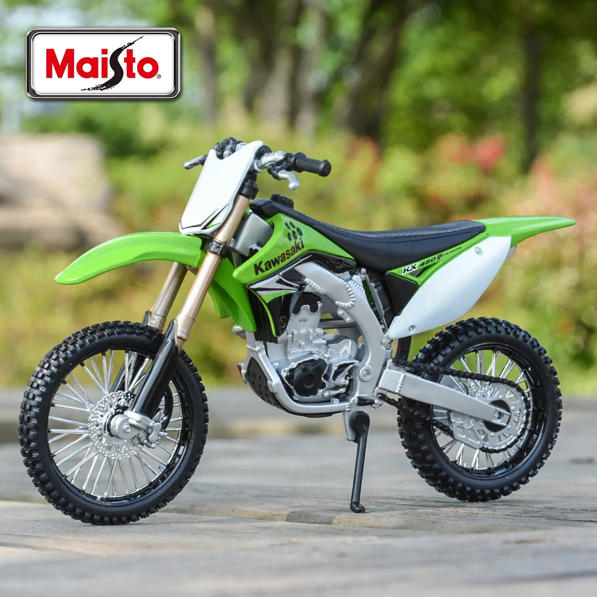 1:12 Scale Maisto Kawasaki KX450F Diecast Dirtbike