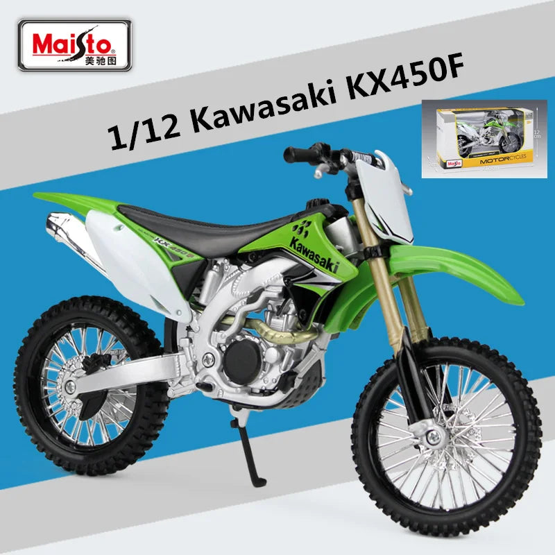 1:12 Scale Maisto Kawasaki KX450F Diecast Dirtbike