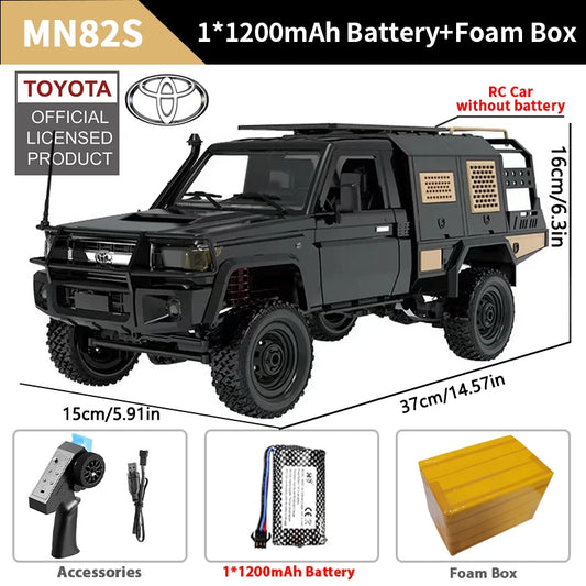 1:12 Scale Landcruiser 79 Remote Control Rock Climber 4WD