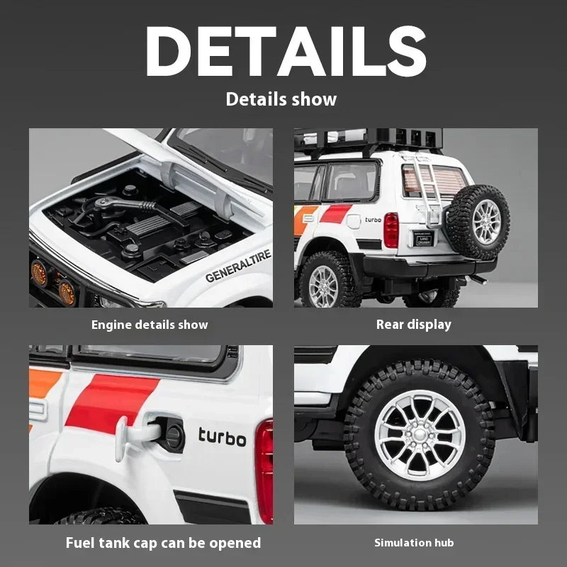 1:24 Scale Land Cruiser LC80 Diecast 4WD