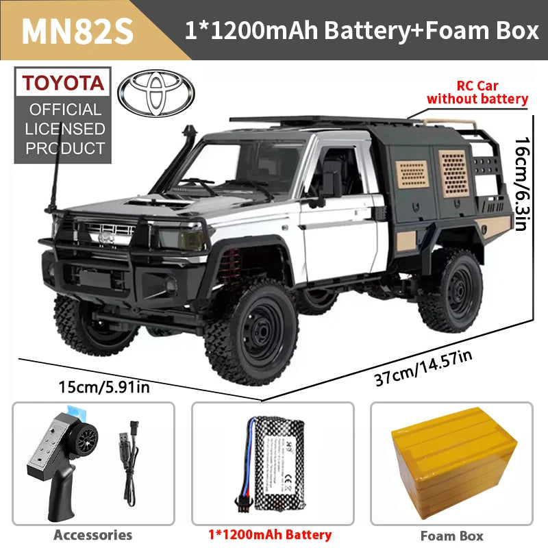 1:12 Scale Landcruiser 79 Remote Control Rock Climber 4WD