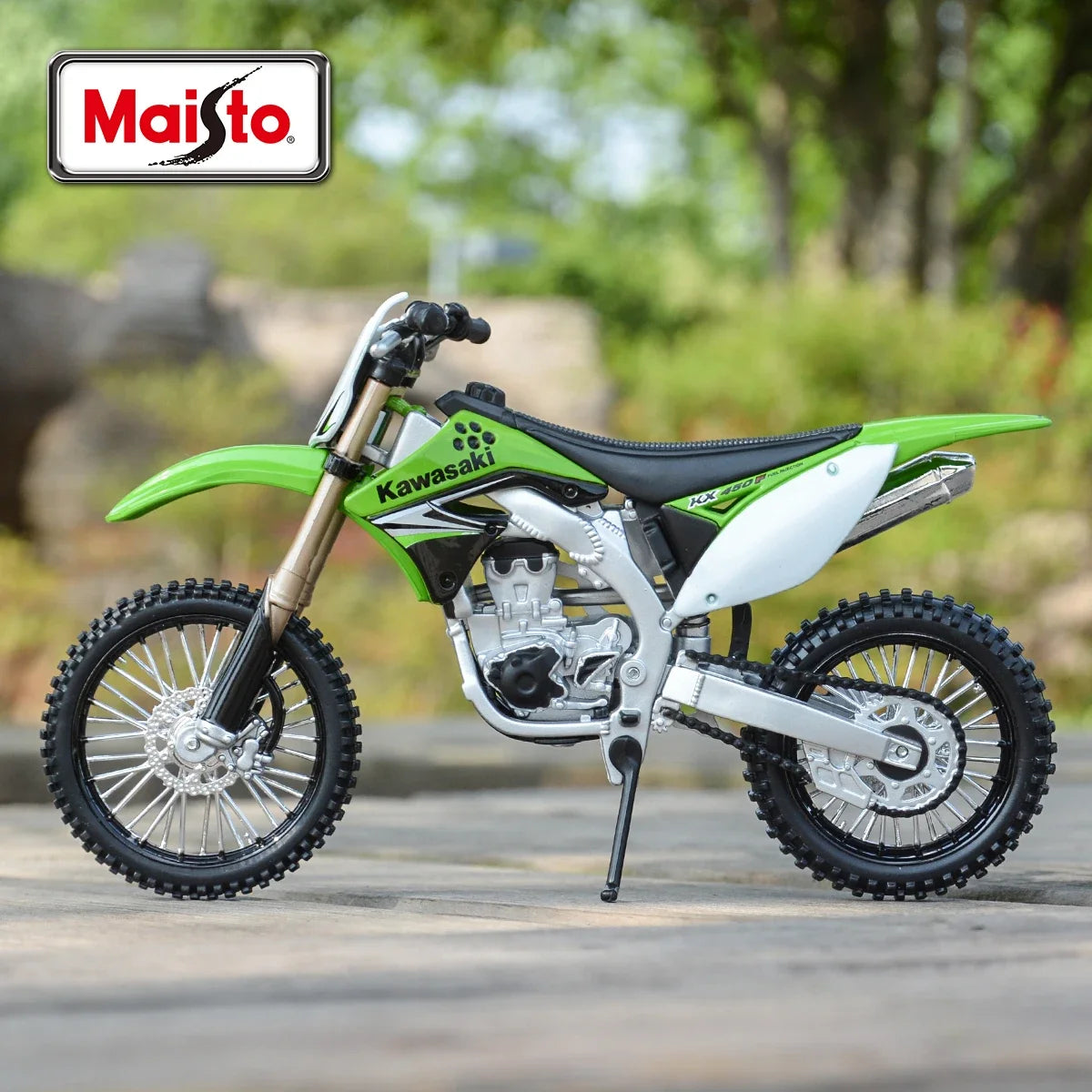 1:12 Scale Maisto Kawasaki KX450F Diecast Dirtbike
