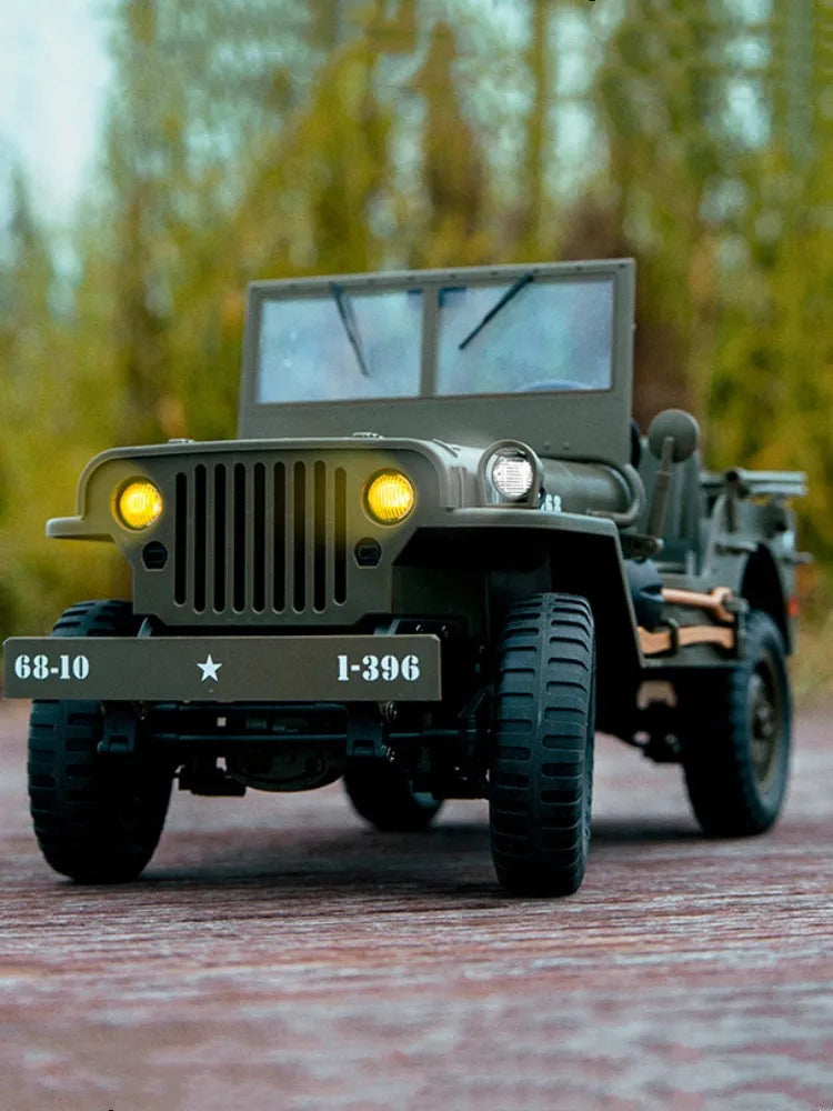 1:10 Scale Military Jeep Remote Control 4WD